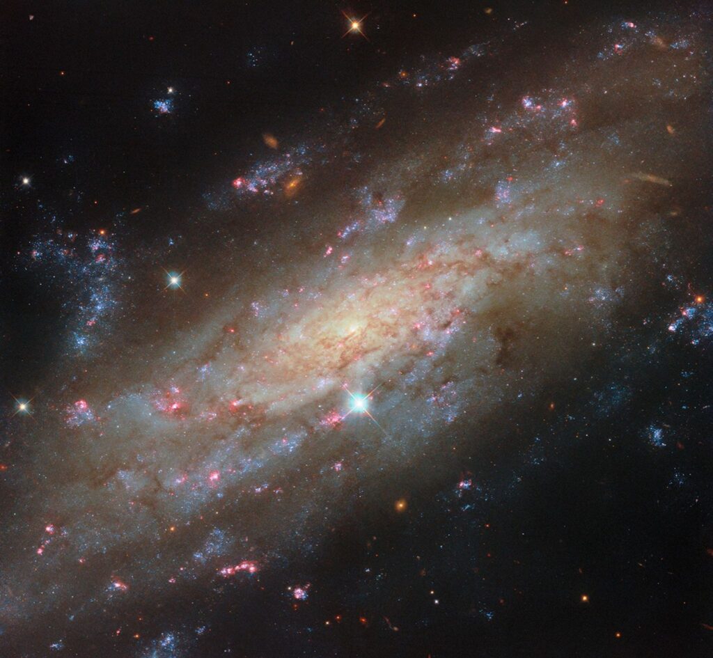 Hubble Spots a Starry Spiral