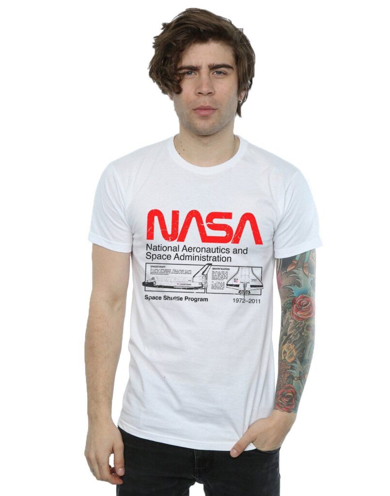 NASA Men's Classic Space Shuttle T-Shirt