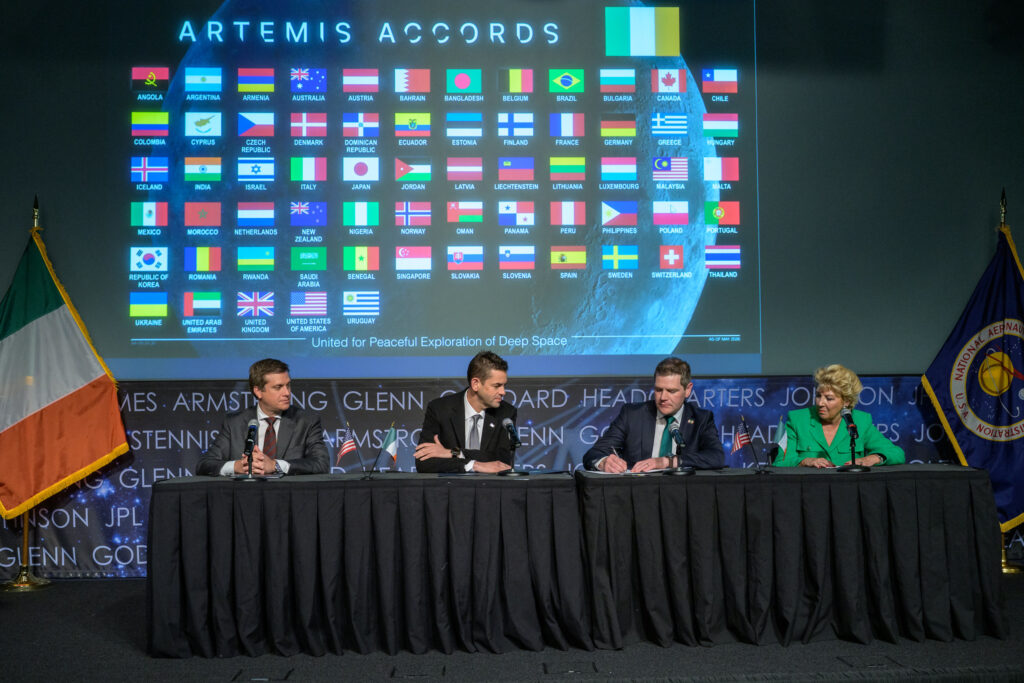 NASA Welcomes Ireland as Newest Artemis Accords Signatory