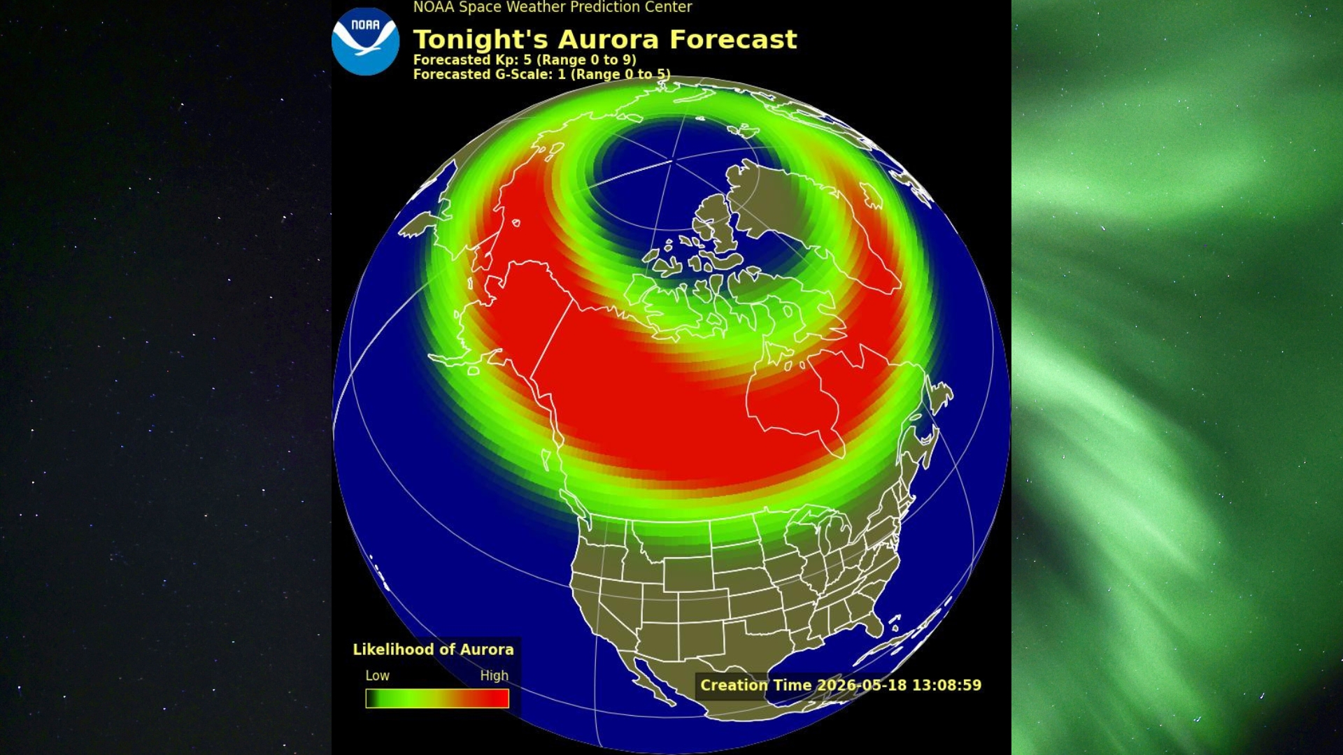 Northern lights may be visible in several US states tonight as 3 CMEs race toward Earth