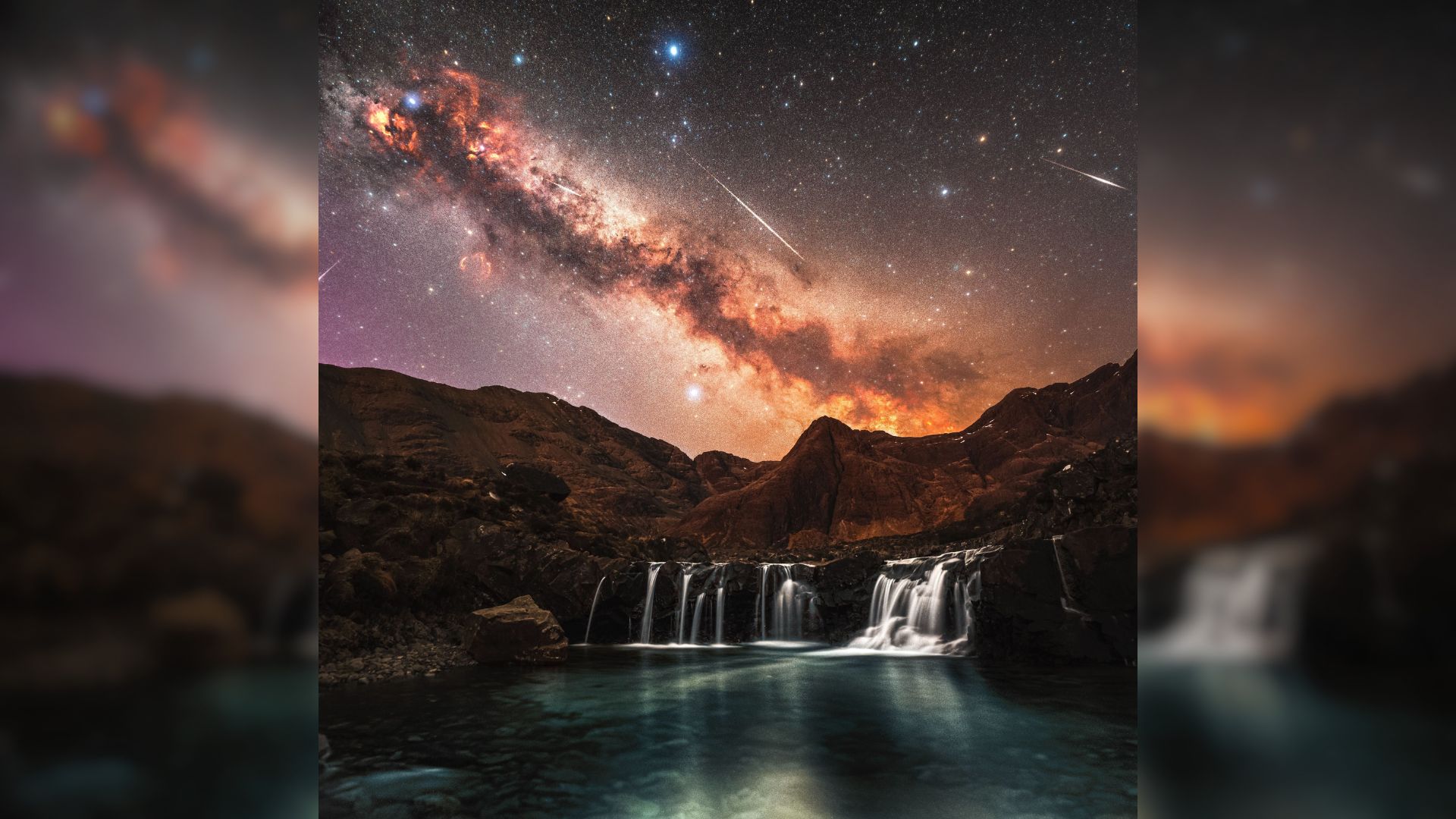 'Nothing short of magical': Astrophotographer captures Lyrid meteors beside the Milky Way