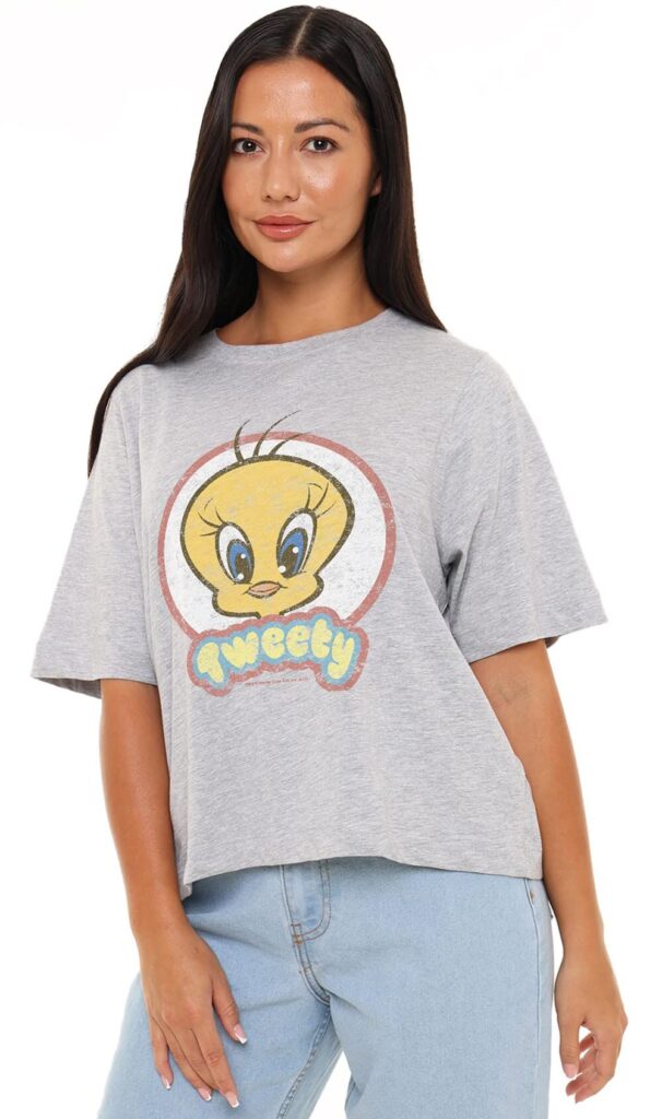 Pop Culture Collection 1 Women's Boxy Crop Top Cropped T Shirt