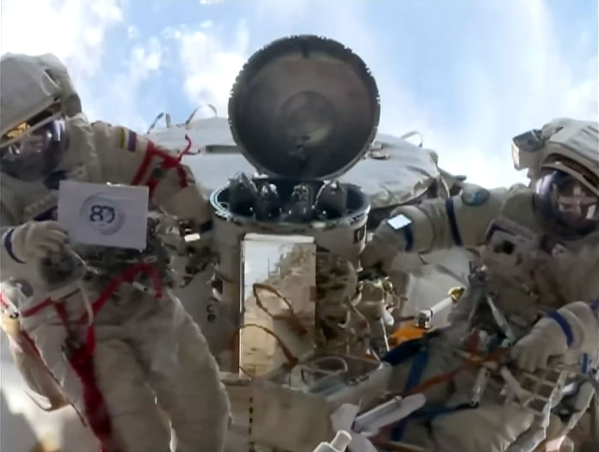 Russian cosmonauts install sun-watching telescope on ISS during 6-hour spacewalk