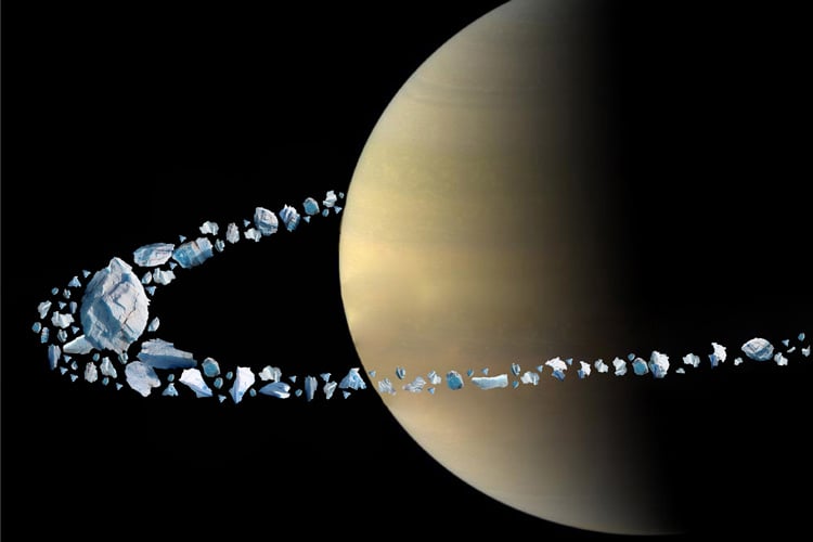 Saturn’s Icy Rings Likely Formed from Lost Moon "Chrysalis"