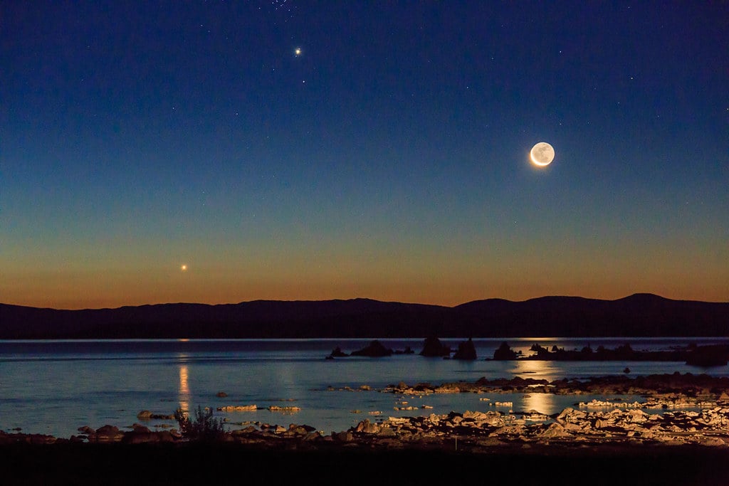 Sky Show: Watch the Moon Dance With the Planets at Dusk Next Week