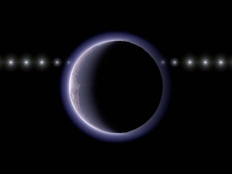 Surprise! Tiny world with an atmosphere in outer solar system