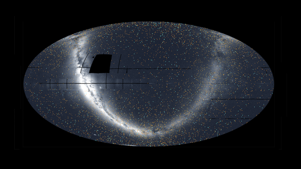 TESS Planet Hunter Reveals A Map Of The Dazzling Night Sky