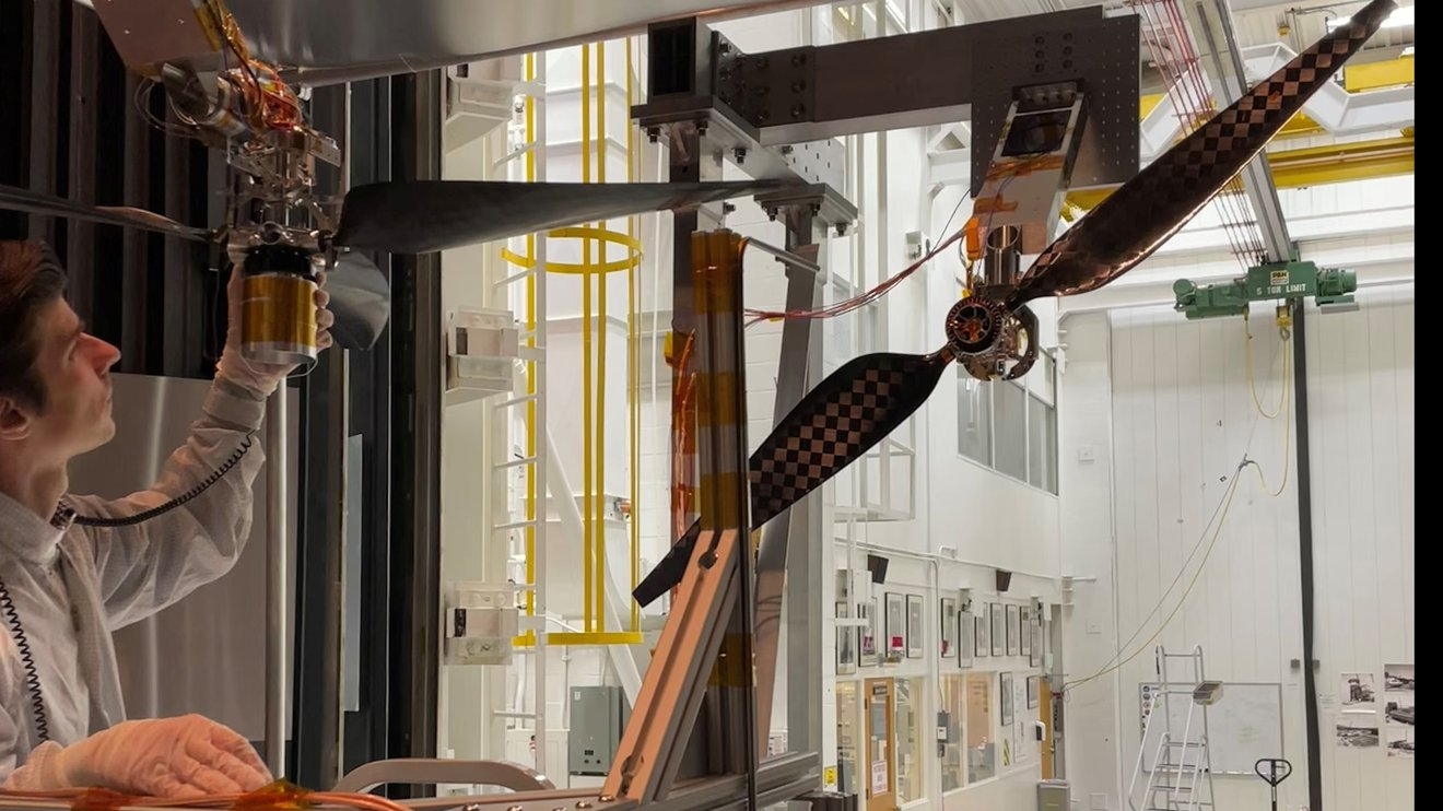 Watch NASA's new Mars helicopter rotor break the speed of sound (video)